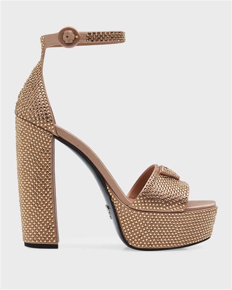 prada donna ankle strap sandal|prada platform heels.